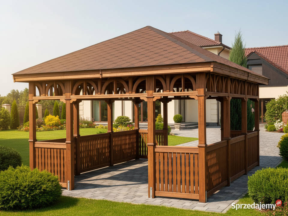 ALTANA 11 4x6 DREWNIANA SOSNOWA OGRODOWA Parzymiechy