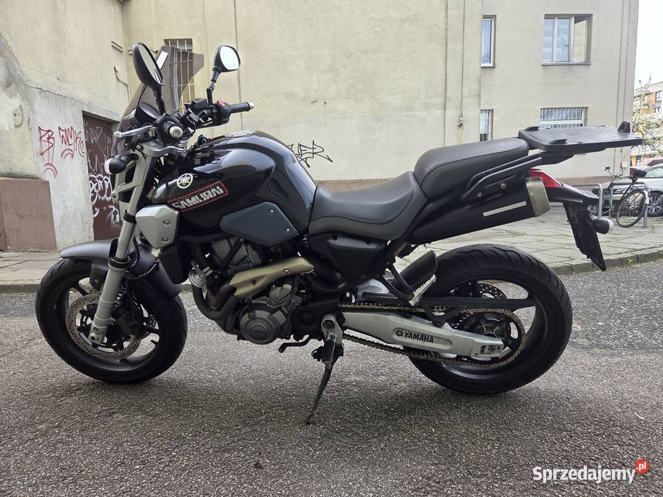 Yamaha MT03 660 stelaż i kufer szyba akcesoryjna zarejestrowany w Polsce Warszawa