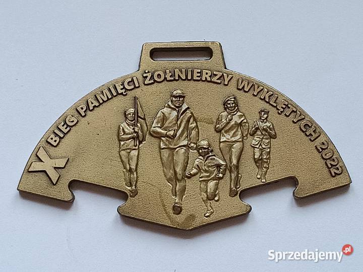 Medal X BIEG PAMIĘCI ŻOŁNIERZY WYKLĘTYCH 2022 Numizmatyka Rzeszów sprzedam