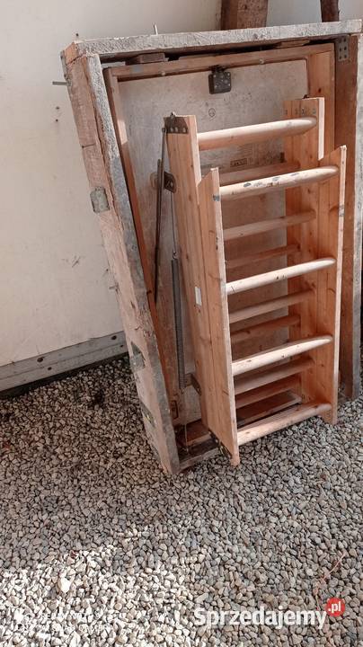 Schody rozkładane do zabudowy Krawce