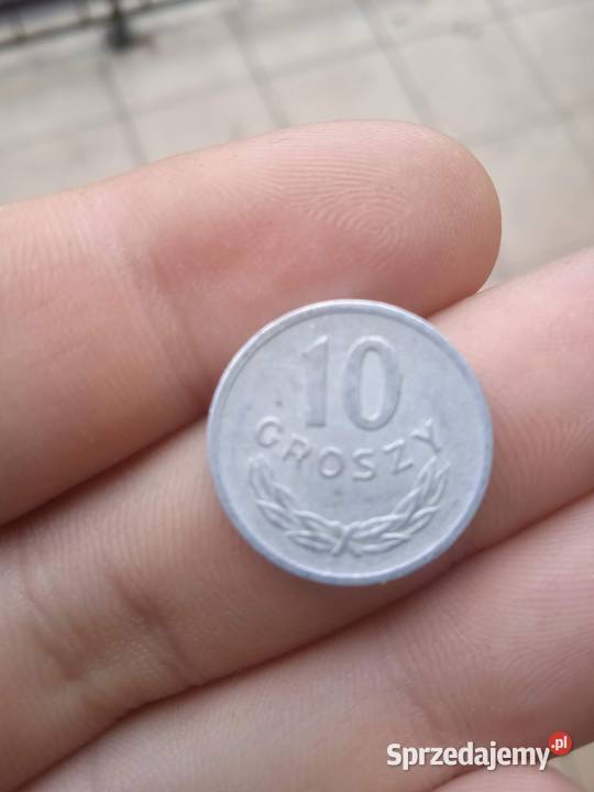 Moneta 10gr 1974 bez znaku mennicy Kielce