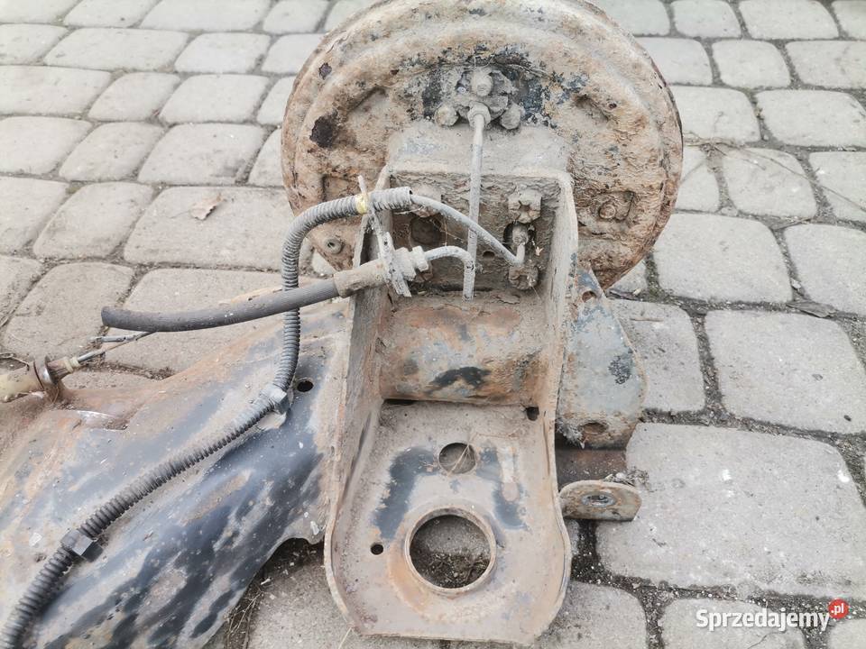 FORD FIESTA MK6 3D TYLNA BELKA OŚ TYŁ BĘBNY ABS Wahacze