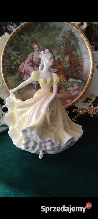 ROYAL DOULTON Ninette kolekcjonerska figurka Porcelana i szkło Pabianice