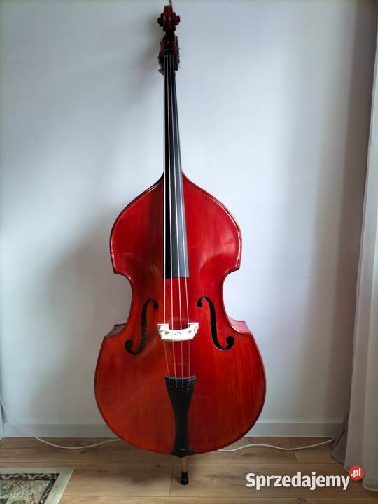 Kontrabas 34 Muzima z Filharmonii Lwowskiej Instrumenty smyczkowe