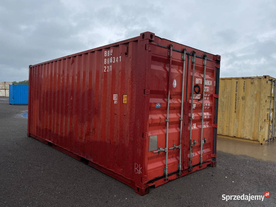 Kontener morski magazynowy 20DV 6 metrowy Świdwin sprzedam