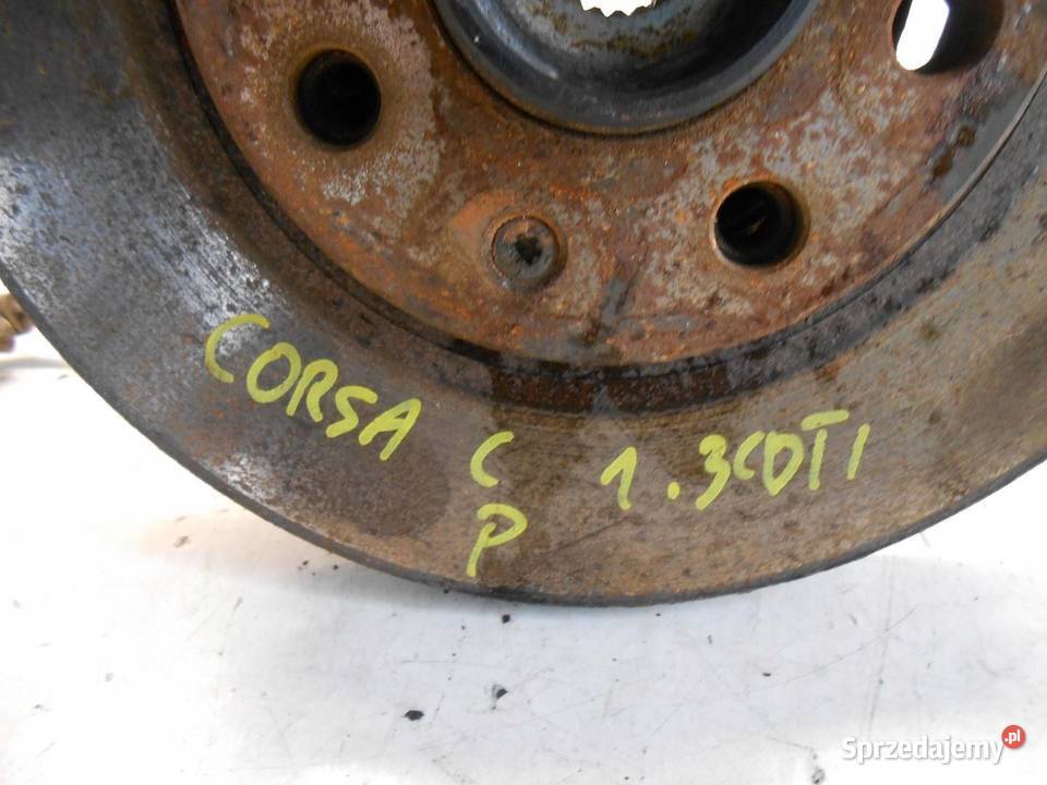 PIASTA ZWROTNICA PRAWY PRZÓD OPEL CORSA C 13 Piasty i łożyska kół Zawieszenie i amortyzacja sprzedam