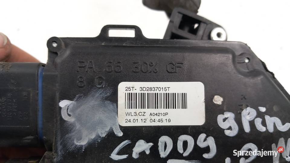 VW CADDY 1T III ZAMEK DRZWI PRZÓD LEWY 9PIN Części samochodowe Zbierkowo