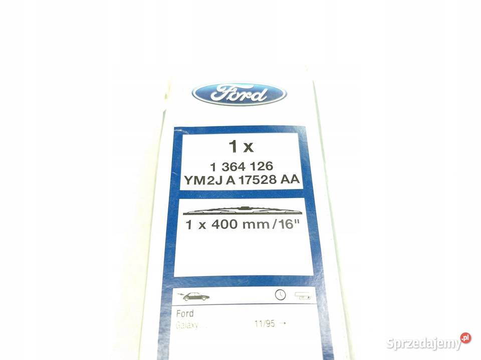 PIÓRO WYCIERACZKI TYŁ FORD GALAXY 400M 16 ORI osobowe Ramiona wycieraczek