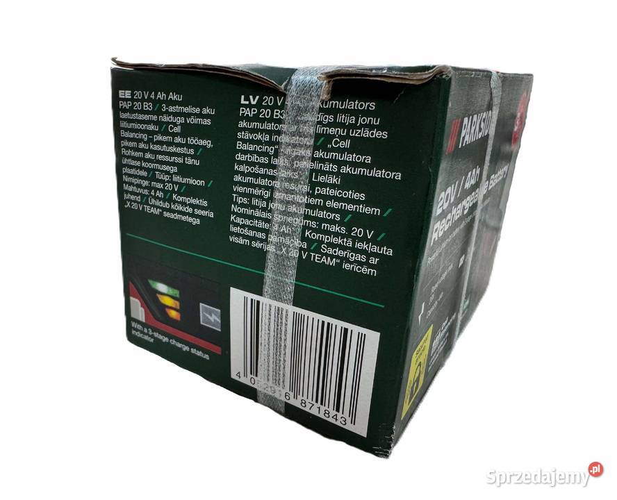 Akumulator Parkside 20V 4Ah PAP 20 B3 Elbląg