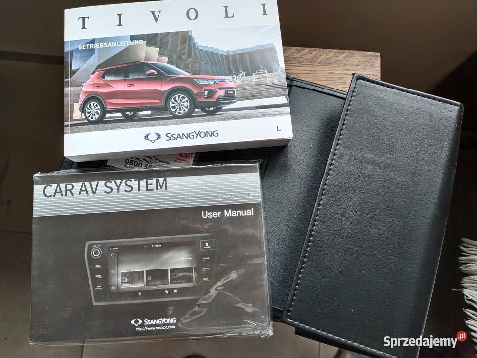 SsangYong Tivoli instrukcje obsługi w etui Pozostałe kujawsko-pomorskie Bydgoszcz