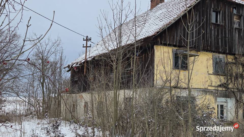 Dom z zabudowaniami gospodarczymi do kapitalnego wolnostojący sprzedam