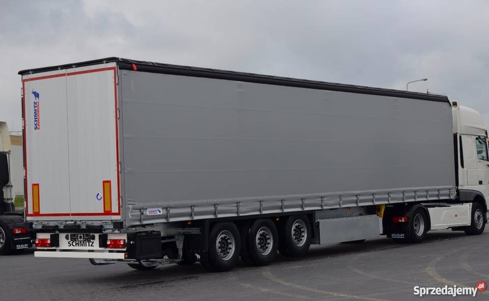 NACZEPA SCHMITZ NOWA OŚ POD KOSZ PALET FULL OPC towarowe Modliszewko sprzedam
