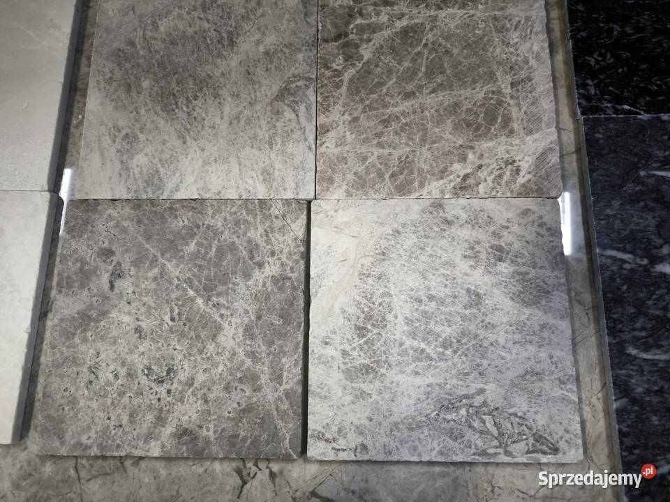 Płytki marmur Tundra Grey szlifowane 203x203x12