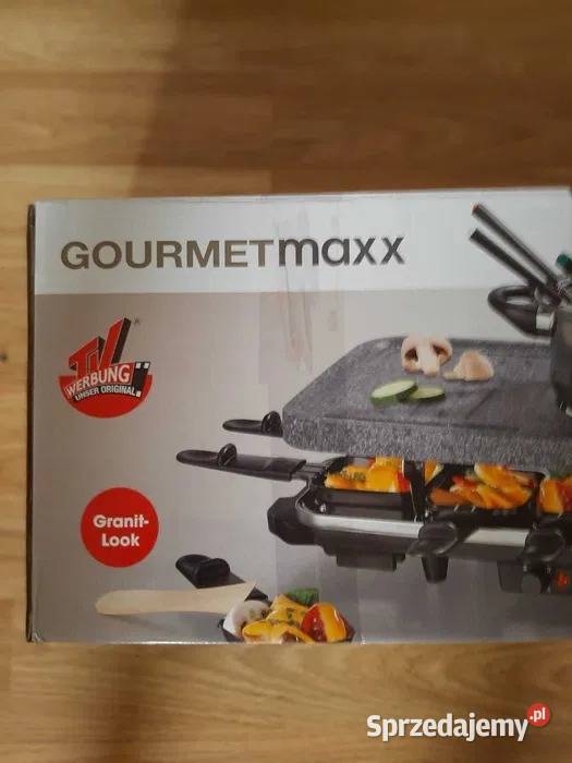 Nowy duży zestaw Raclette Fondue set Gourmet Ogród Starachowice