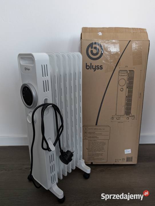 Nowoczesny grzejnik olejowy 1500W ECO NOWY Korczyna sprzedam