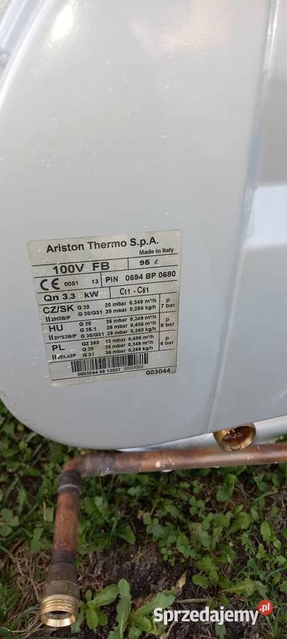 terma gazowa podgrzewacz wody Ariston Jeżowe