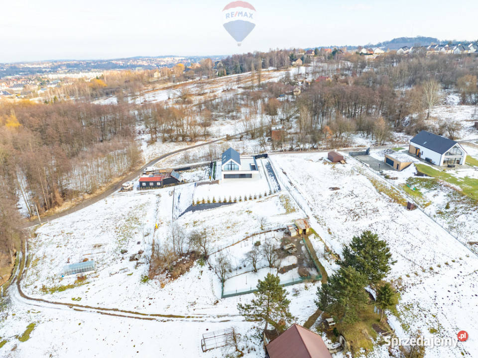 Budowlana i uzbrojona działka w Wieliczce widok Wieliczka
