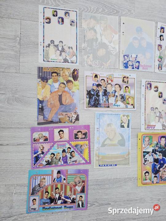 Duże karteczki do segregatora zespół Backstreet
