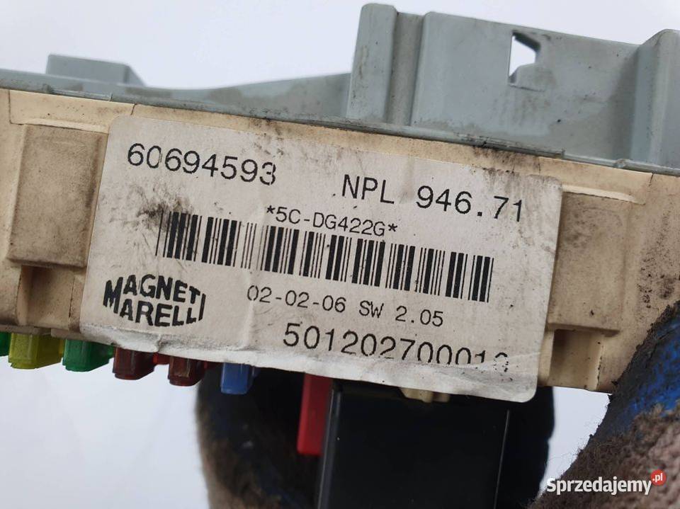 SKRZYNKA BEZPIECZNIKÓW ALFA ROMEO BRERA 60694593 osobowe kujawsko-pomorskie Lipno