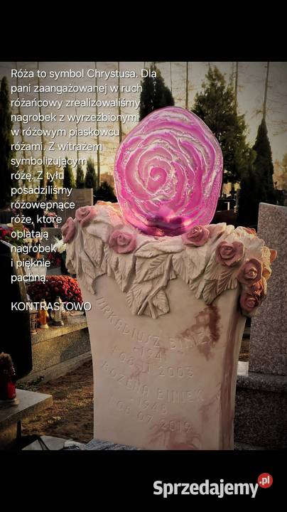 Nowoczesne nagrobki pomniki rzeźbiarskie Łódź