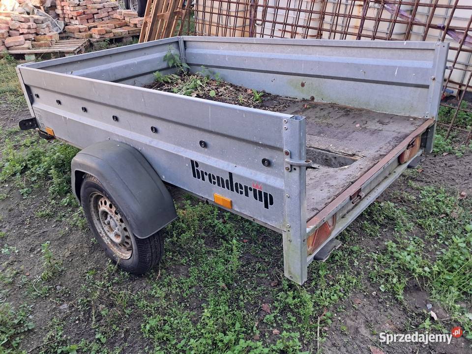 Przyczepka bez pap 500 dmc brenderup Do samochodów osobowych Grębocin