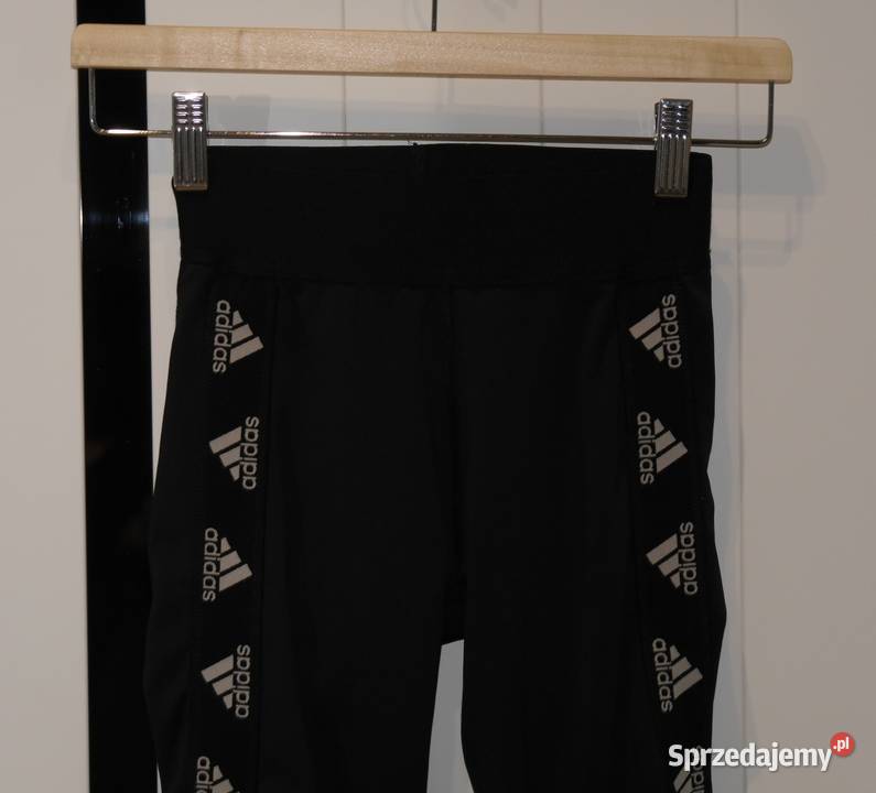 Adidas Aeroready fajne legginsy lampasy 32 XXS