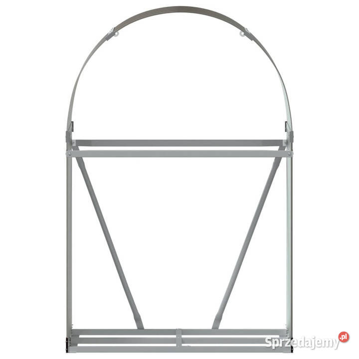 Stojak na drewno brązowy 80x45x120 stal mazowieckie
