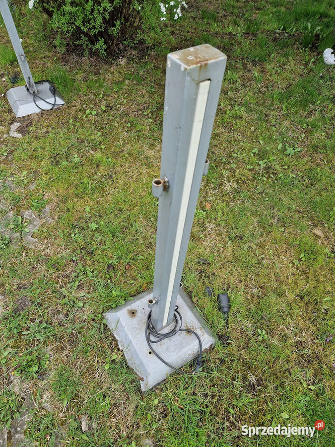 Słupek Ogrodzeniowy z Lampą LED 104 Używany Głogowa