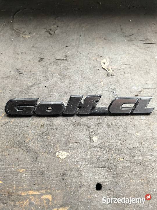Emblemat znaczek napis Golf CL mk2 mazowieckie