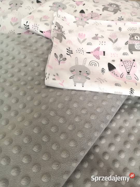 Komplet pościeli dziecięcej 3w1 dwustronny koc Otrębusy