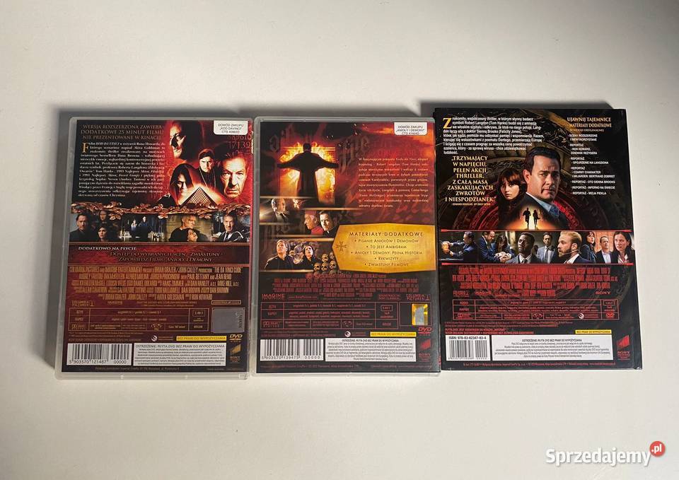 Filmy DVD Kod Da Vinci Anioły i Demony Inferno Jelenia Góra