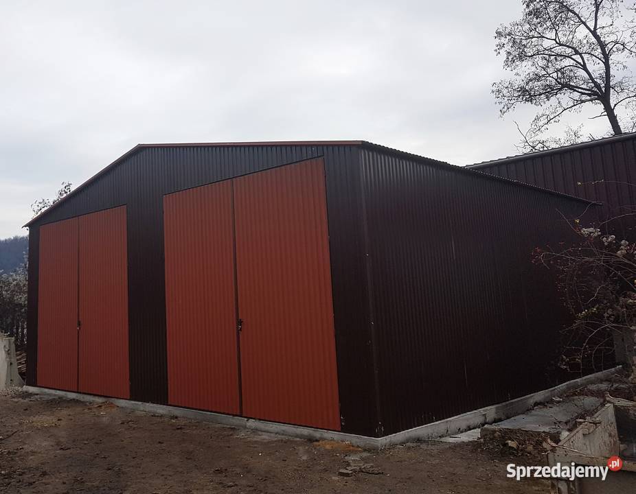 Blaszana hala 88m ciemnobrązowy Kraków