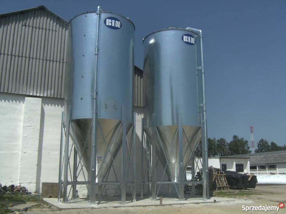 Silos paszowy zbożowy Zbiornik BIN 5000 LITRÓW Dakowy Suche