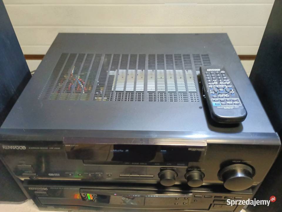 Zestaw stereo z kolumnami KENWOOD pilot dolnośląskie Lubin