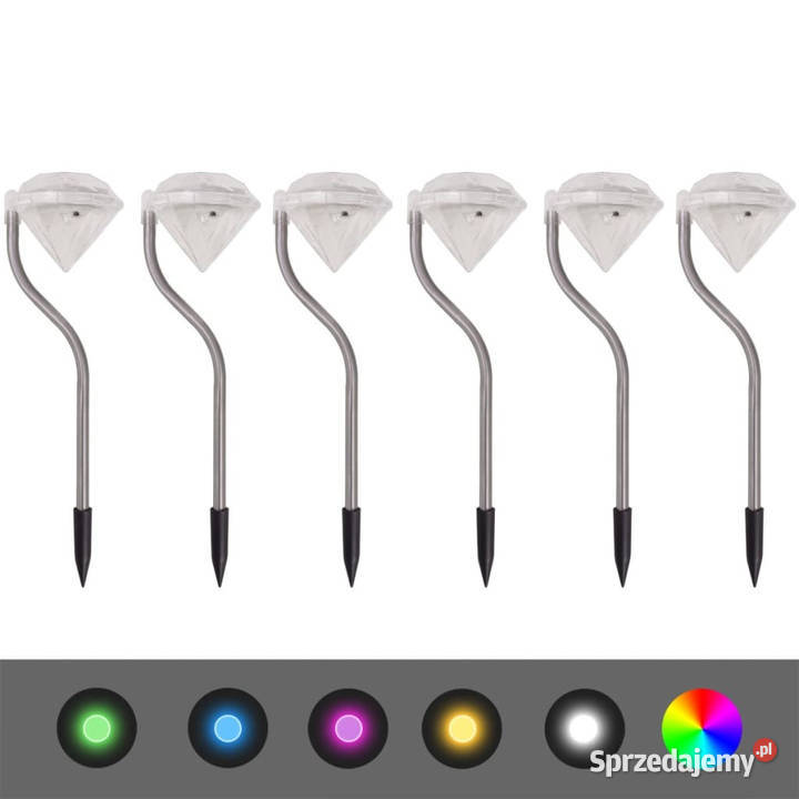 Lampki solarne ogrodowe LED 6 9x78x295 WM42341 Warszawa sprzedam