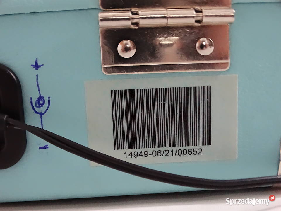 Gramofon walizkowy Denver VPL120 Blue Retro Biłgoraj