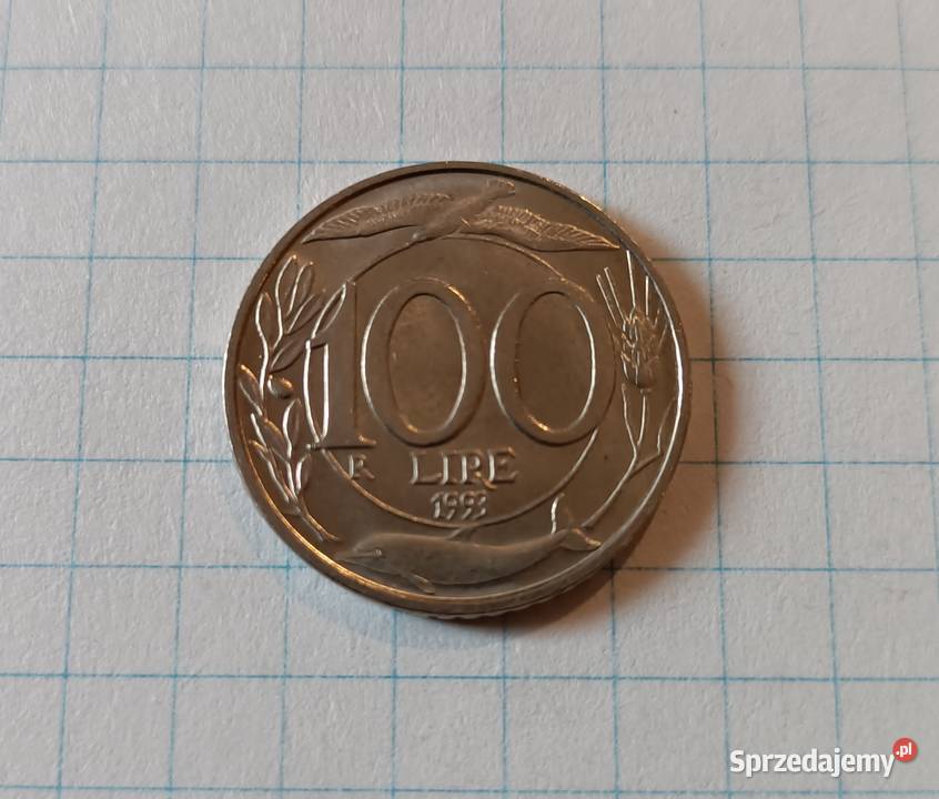 100 LIRÓW 1993 WŁOCHY lubelskie sprzedam