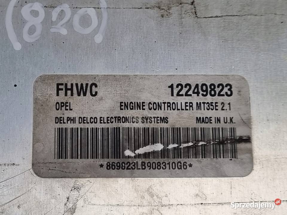 STEROWNIK SILNIKA Opel Meriva A 16 16V komputer Komputery Rudka sprzedam