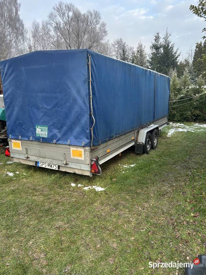 Przyczepa 6m plandeka 2000 dmc Burtowe i plandeki Zator