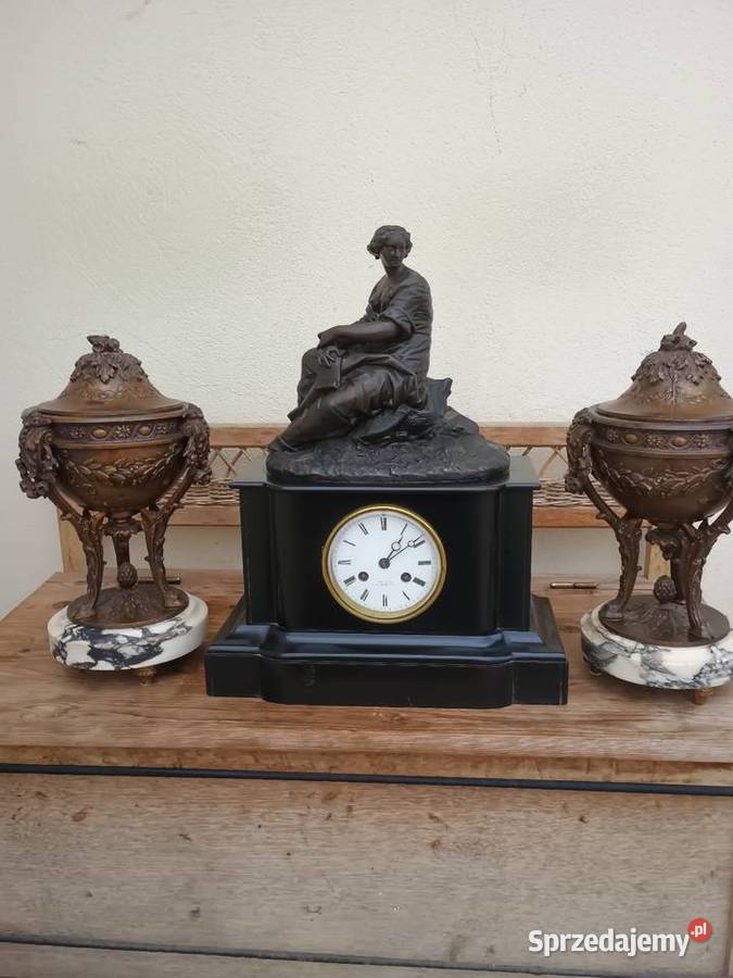 Kominkowy zegar francuski Napoleon sprzedam