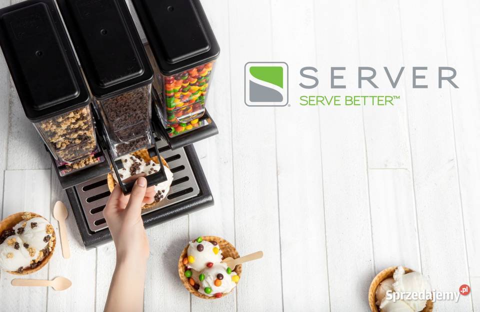 Dyspenser na posypki do lodów 2x2l z półką SLIM Sandomierz sprzedam