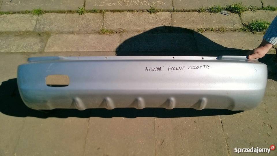 Hyundai accent 2000 2001 zderzak tył tylny dolnośląskie Wrocław