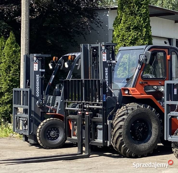 Nowy Terenowy Wózek Widłowy GOODSENSE 25T Napęd Gdańsk