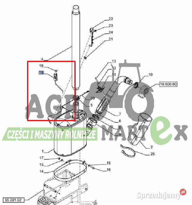 84414466 84292579 CZUJNIK ADBLUE CNH Wichrów