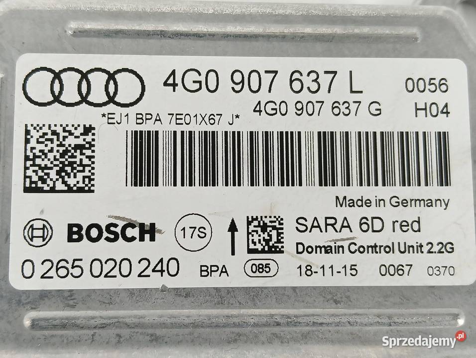 MODUŁ PRZYSPIESZENIA 4G0907637L Audi A7 I sprzedam