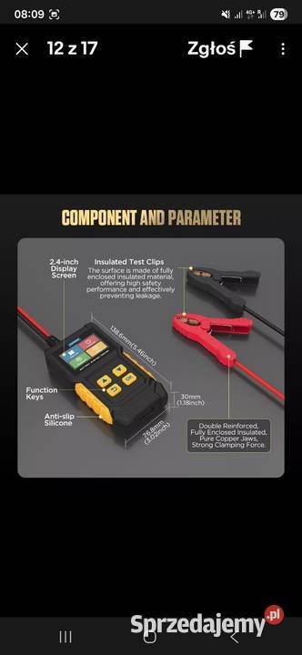 Tester Akumulatorow Autool BT360 Chojnów