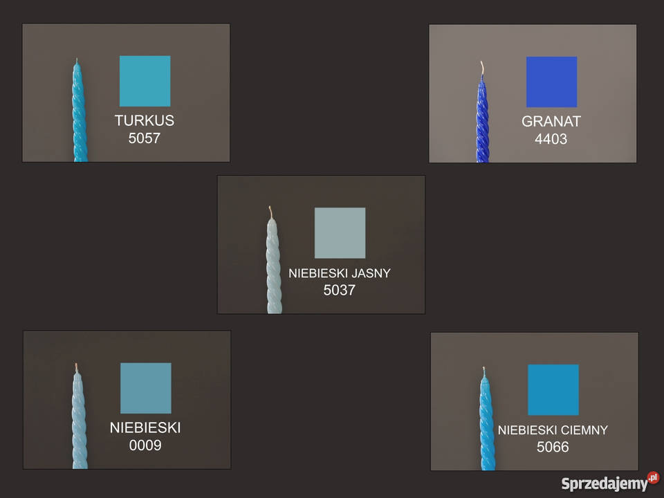 Świeczki świece KULKI 8 śr Barwione Lakier 399 odcienie różowego Dom i Ogród Siewierz