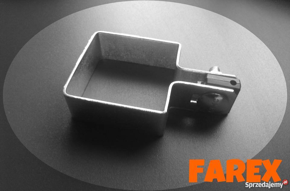 Obejmy 60x60 do paneli ogrodzeniowych słupki Budownictwo i akcesoria Łubniany