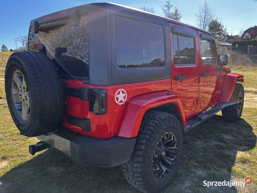 JEEP WRANGLER 36L 4X 2015 DOPOSAŻONY Gdańsk