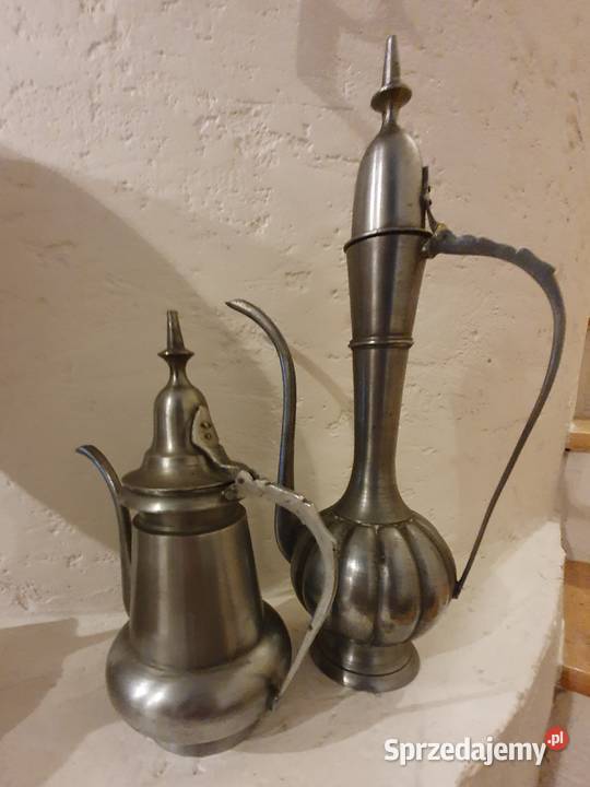 Staryindyjski DZBANEK z pokrywkąz metalu na lubelskie Lublin